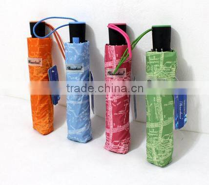 Best price auto plastic umbrellas 3 fold