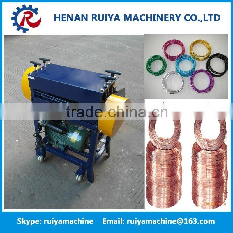 Mini automatic copper wire recycling machine/Scrap wire stripping machine/waste wire peeling machine