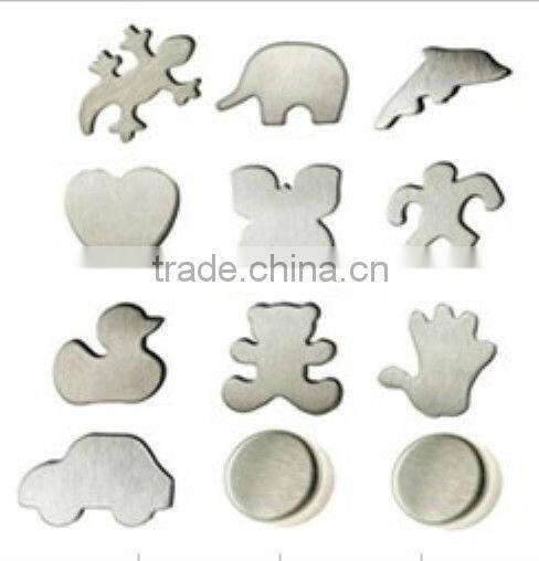 stainless steel fridge magnet