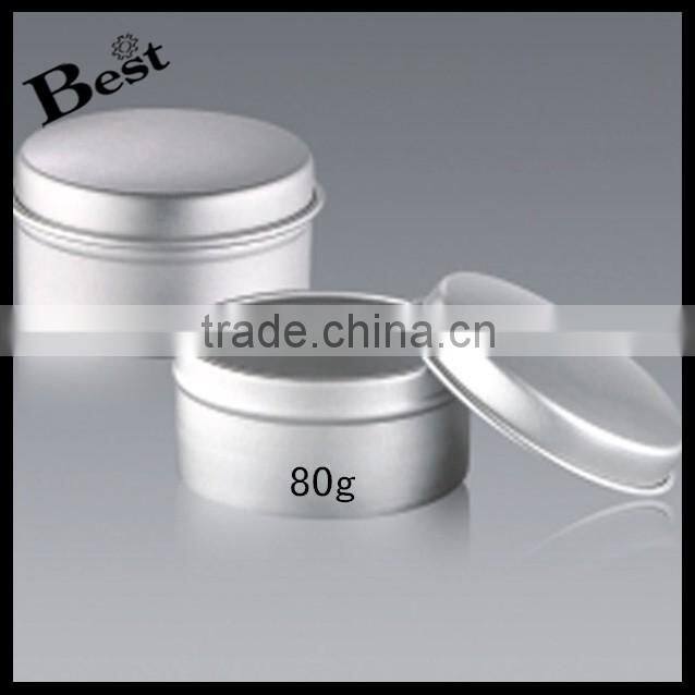 20 / 40 / 80g pure gel aluminium jar, cheaper factory aluminum jars wholesale
