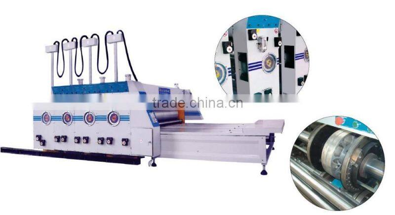 Carton box packaging machine semi automatic printer and slotter machine