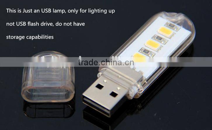 Cheap Mini USB LED Light 3 LED SMD,Portable Mini USB Power LED Night Light Camping Lamp 5W 5V Touch Dimmer White Light