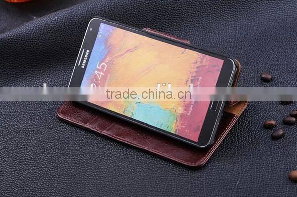 High quality factory direct selling for samsung note 3 leather stand case