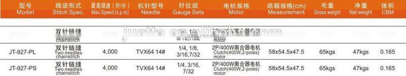 Feed Off The Arm Gemsy Industrial Sewing Machine JT-928
