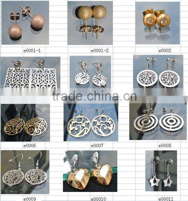 NEW Unique Design Stainless Surgical Steel Stud Earrings in 2013