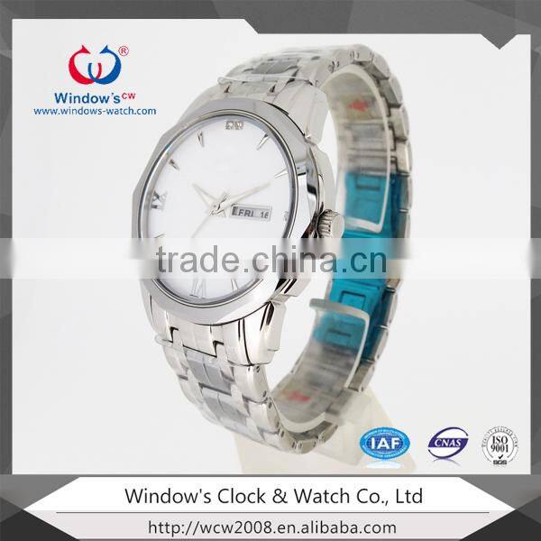 Fashion sapphire glass steel tungsten watch wrist watch lady / Mens watch