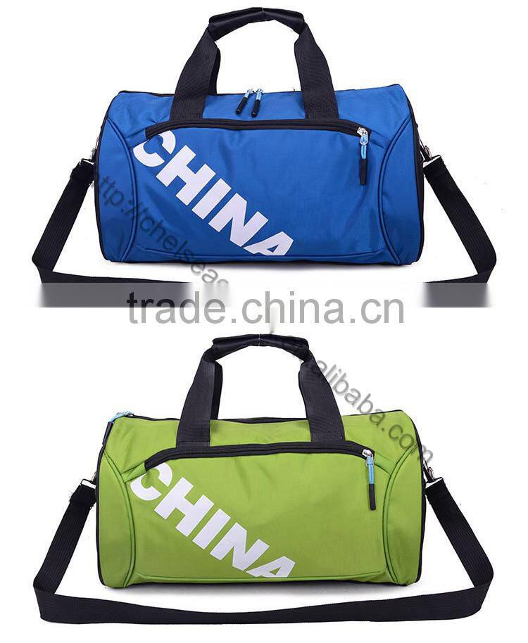 custom China blue mens duffle bags for men business trip