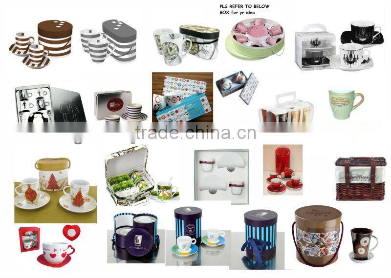 400ml soup mug with spoon and lid black with handpainted