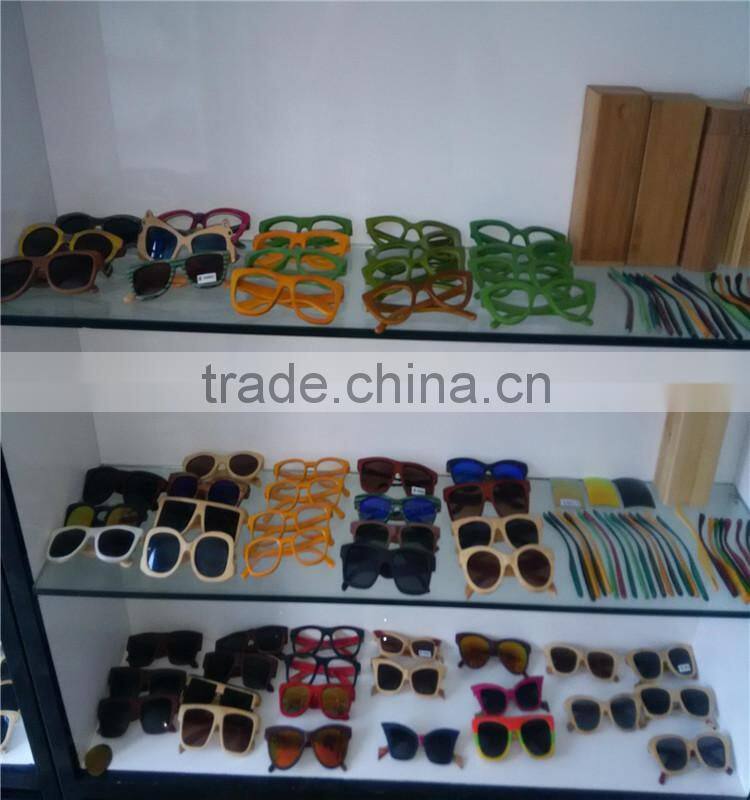 Fashion Sun Glasses Wooden Glasses Bamboo Sunglasses China Factory