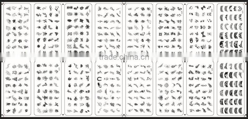 2015 newest hot nail design custom nail stamping plates