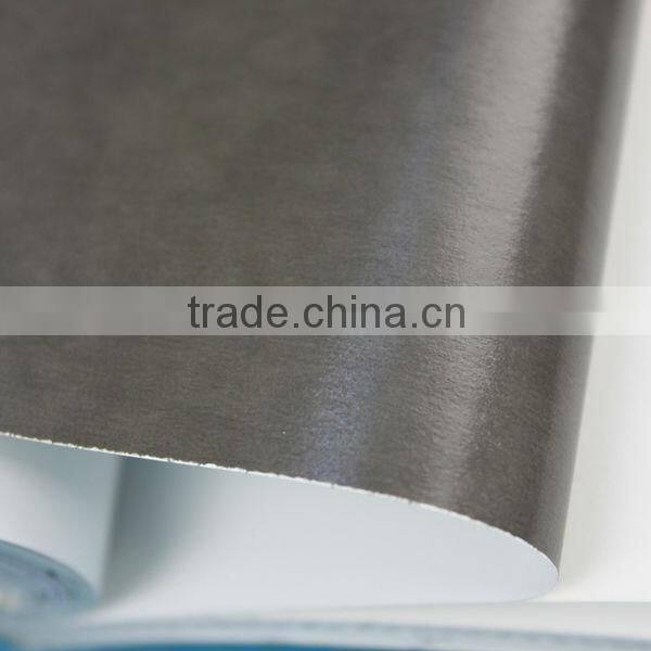 glossy permanent pvc gray car wrap vinyl