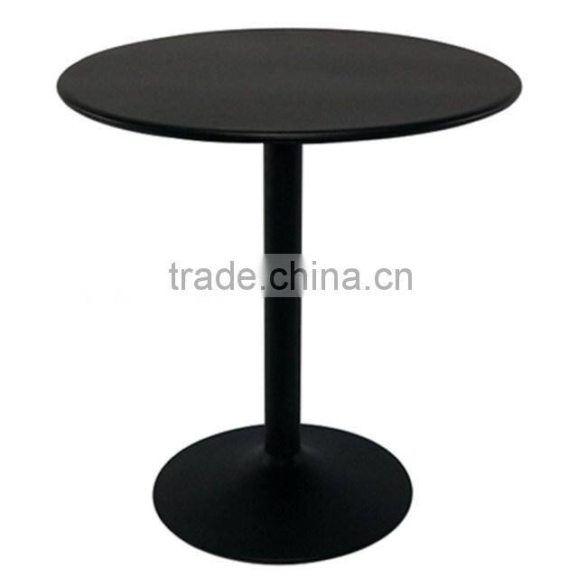 Vintage commercial metal table iron tea table wooden table