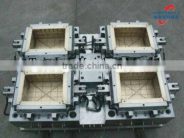 Plastic large crate mould injection commodity pass box mould turnover crate mould maker