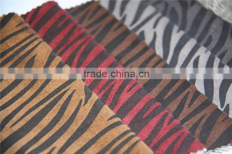 100%polyester coating suede sofa fabric