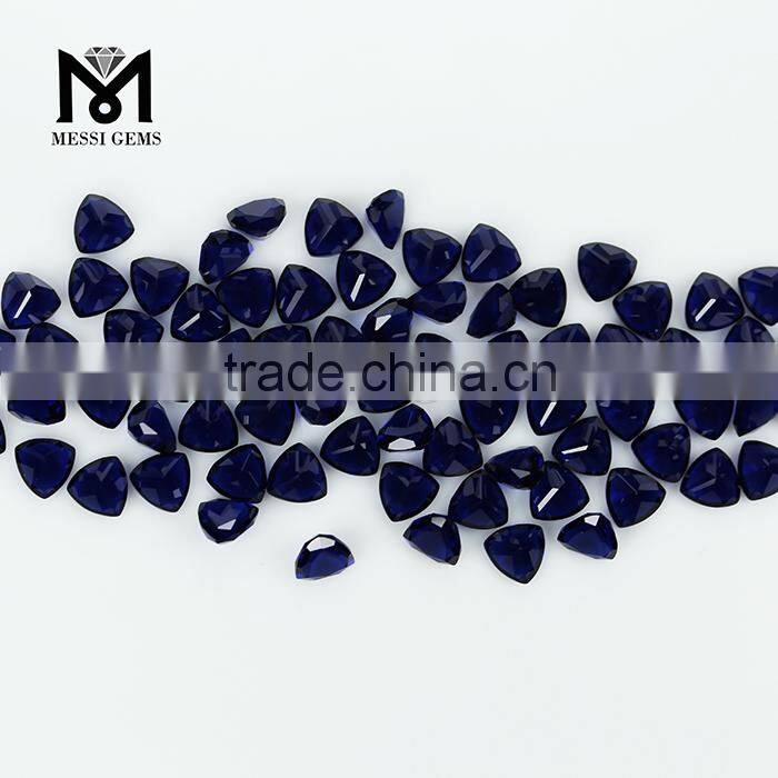 Cheap 6x6MM Trillion Cut Sapphire Nano Gemstone Wholesale Price