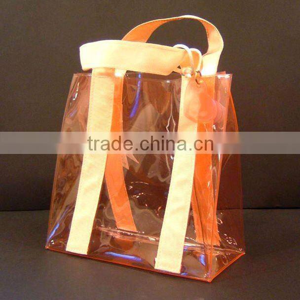 pvc vinyl tote bag/ promotional pvc tote bag
