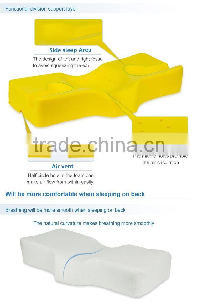 Best quality Approval memory foam pillow With logo Printing