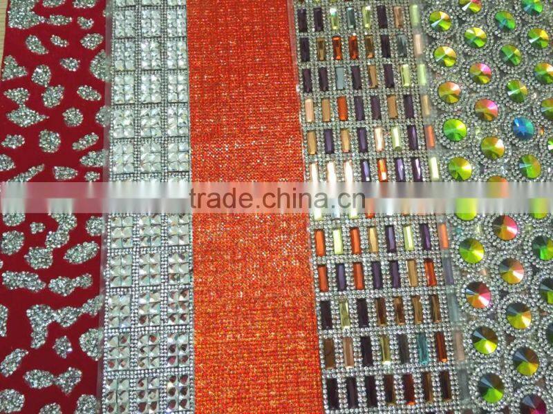 Decoration women high heel shoes decorative fabric patches