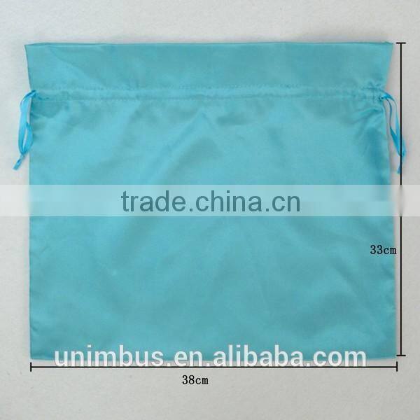 2016 pink satin hair packaging bag wholesales