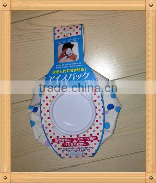 100% leakproof colorful fill water PVC fabric hot and cold ice pack