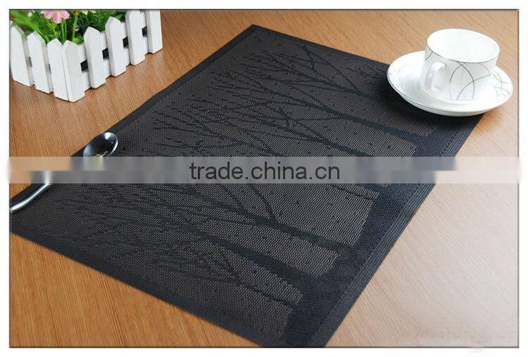 2014 Newest Eco-Friendly PVC Fashuion straw placemat