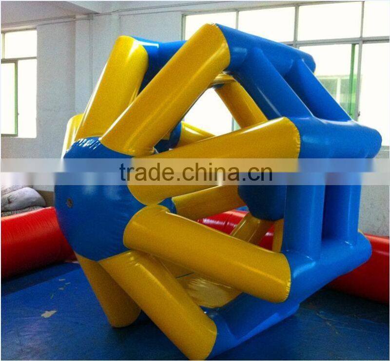2.5mx2.5m inflatable water roller inflatable water ring wheel water park pool inflatable games