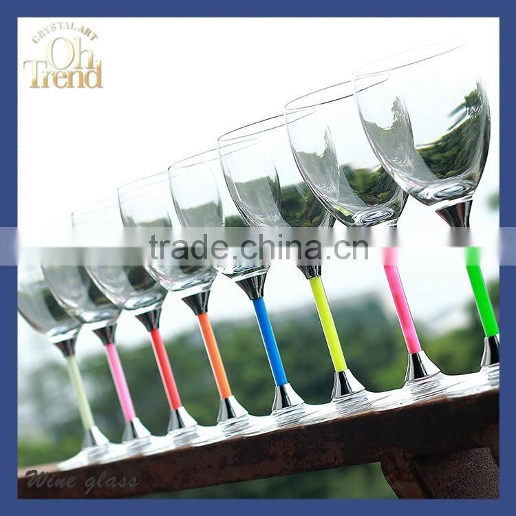 Wholesale handmade magic neck glass cup with magic magic cup glassware used for party at night