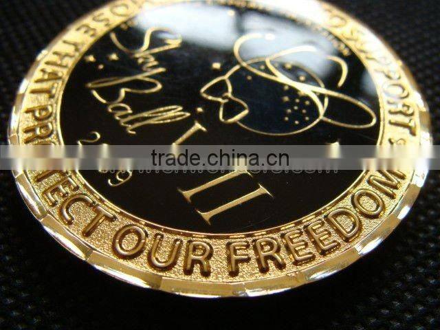 Best selling beautiful hard enamel commemorative coin