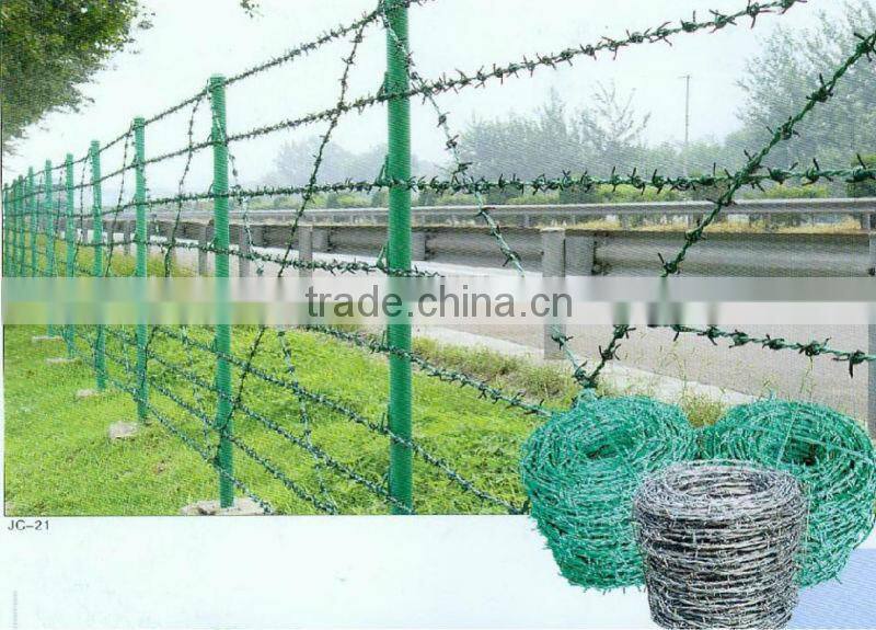 galvanized pvc barbed wire unroller