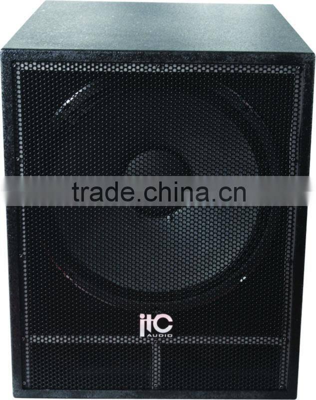 Professional 8ohm 400w 18 inch subwoofer speaker box