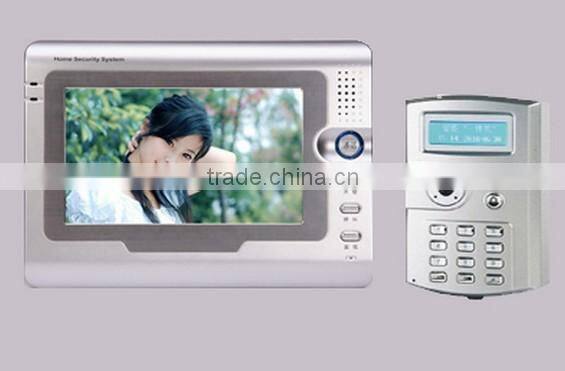 7inch display RFID Reader Time Attendance door phone access control system