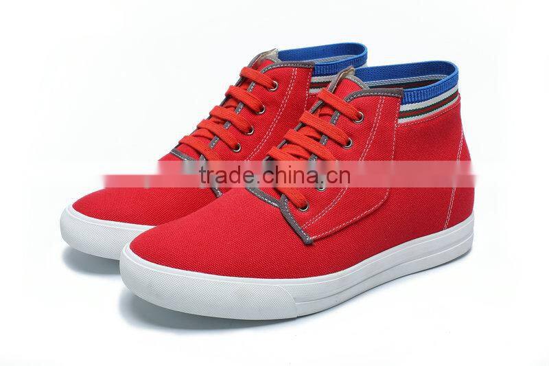 2016 Spring Summer New Model Hidden Height Increasing Canvas Shoes Sport Sneakers For Men