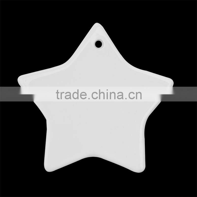 sublimation ceramic ornament