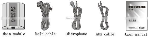 hand free mobilephone car buletooth adapter