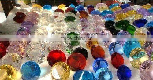 Wholesale crystal glass diamond for wedding decoration