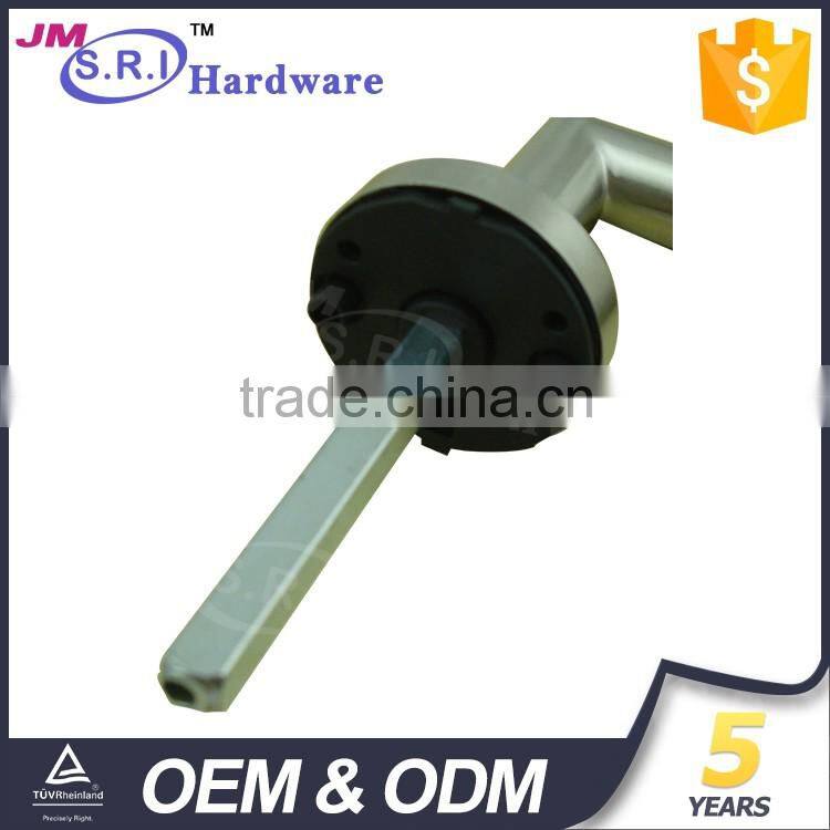 Top sale rubber rose interior 304 stainless steel door handle