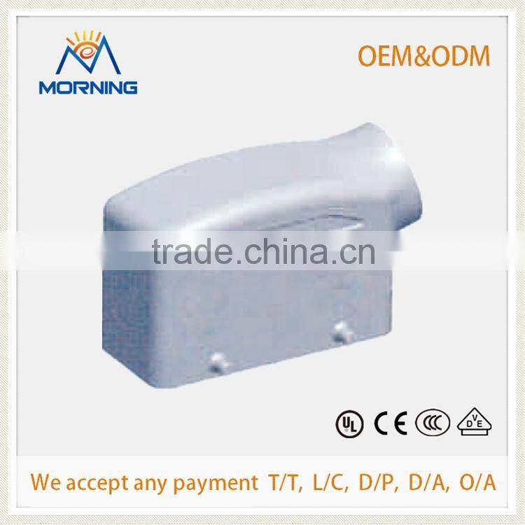 HE-016-M, Industrial Copper Alloy Material Industrial 16 Pins male and female electrical connector, Male Screw Terminal