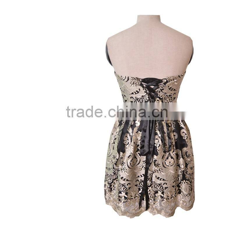 Newest design special sexy high quality lace dress party