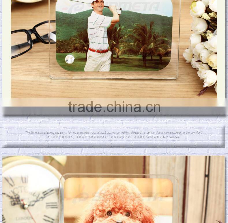 Sunmeta beautiful blank sublimation coated 180*130*10 heat press glass photo frame