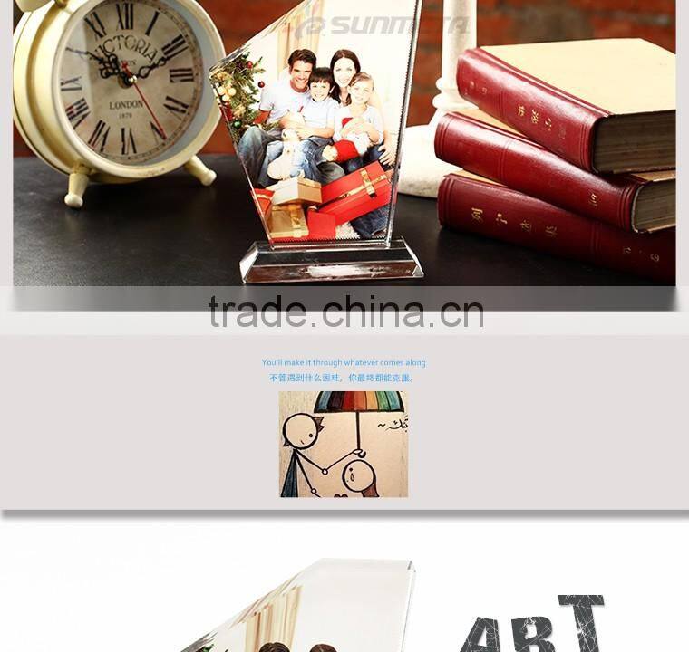Wholesale Alibaba Sublimation Photo Frame Crystal Home Decorative Items