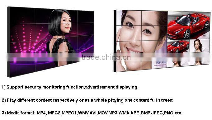 Full HD 46" lcd video wall advertising TFT indoor advertising lcd screen