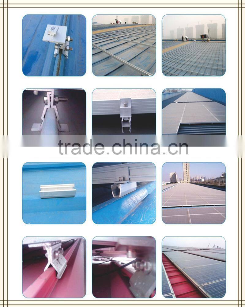 Color Steel Tile Roof PV Bracket (Biaxial Screw)