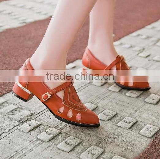 latest fashion loafer shoes ladies low heel boats shoes for women CP6475