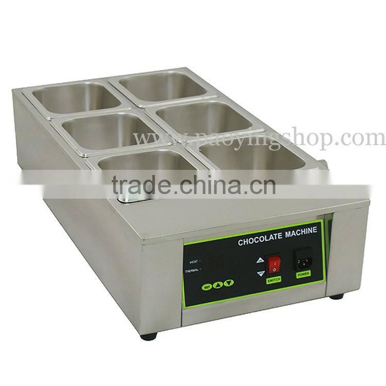 12kg Commercial Use 110v 220v Electric Digital Chocolate Tempering Machine with 6 Melting Pot