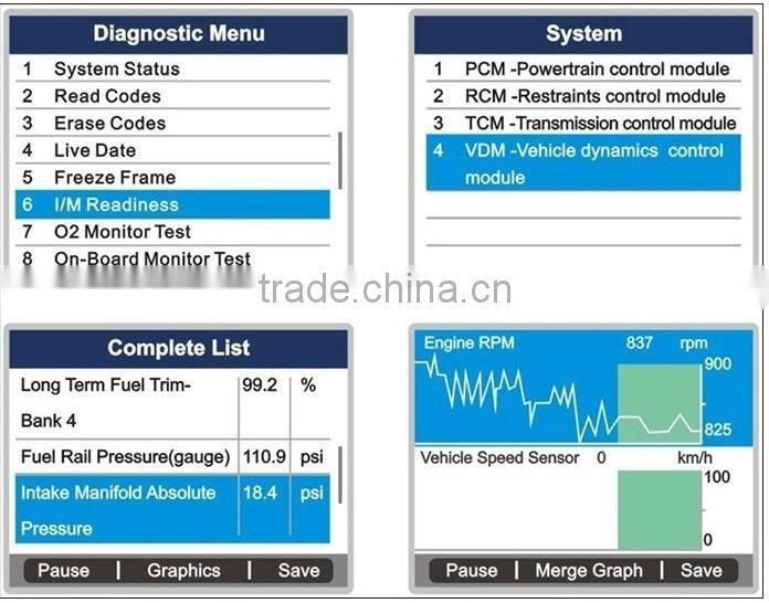 Autel Maxidiag Elite High Performance Multi-Functional Autel MaxiDiag Elite MD704 Code Scanner for 4 Systems Update Interne