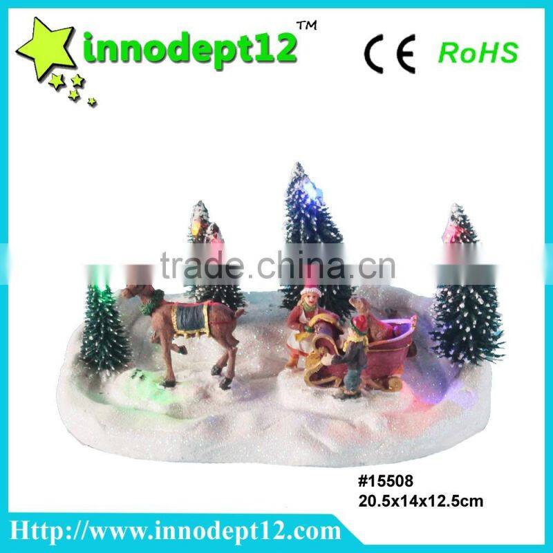Christmas nativity scene characters village figurine lot of 8 nativity figurine