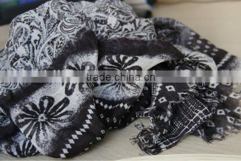 modal cashmere printed pashmina shawls