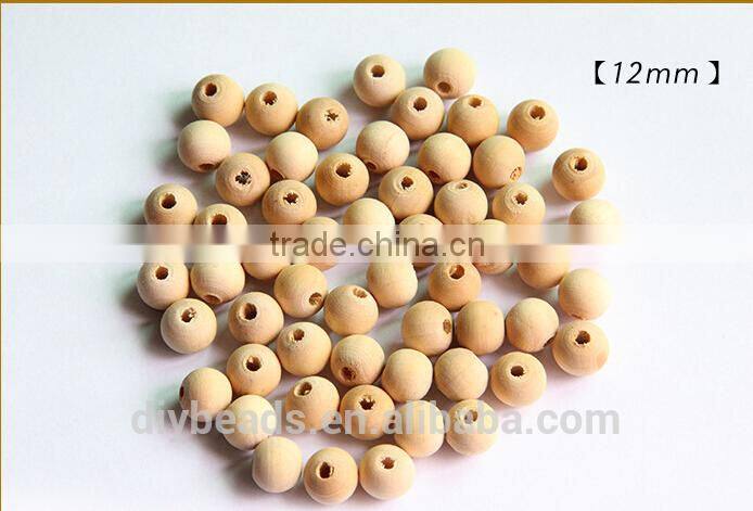 5-6mm origional wood round beads for garment decoration