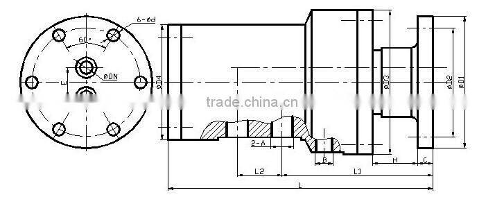 forged threaded pipe fittings hydraulic swivel coupling rotary union