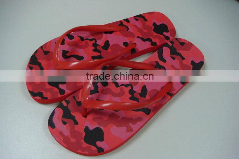 ladies plain camoflage beach summer rubber thong